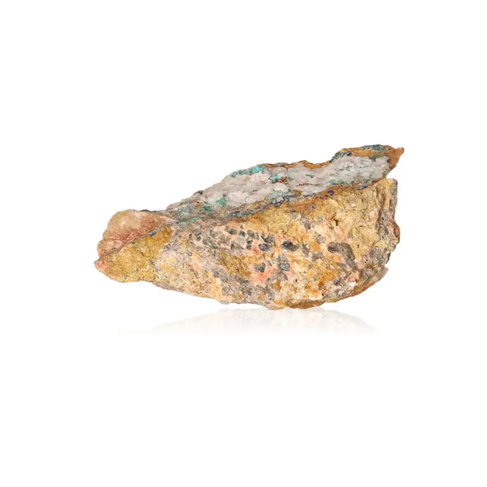 Natural malachite druze gemstone showcasing unique textures and colors for tranquility and courage.