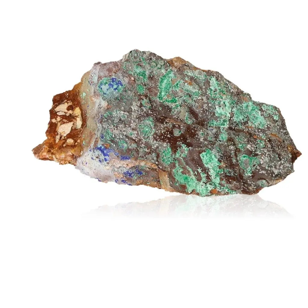 Malachite Druzes stone showcasing vibrant green and earthy tones, known for its soothing and empowering energy in natural transitions.