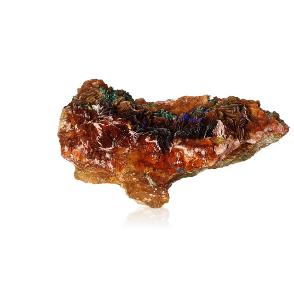 Vibrant Malachite Druze crystal with rich colors showcasing its unique texture and serene, soothing energy properties.