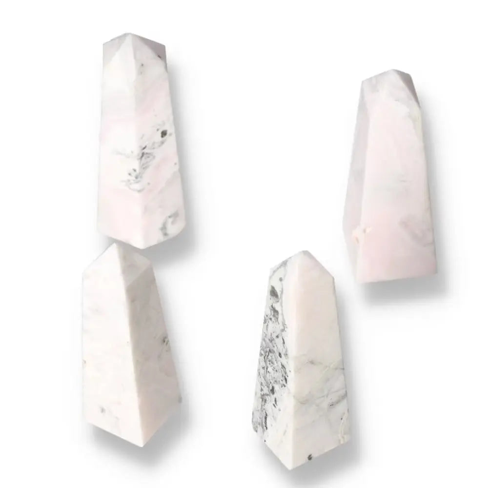 Manganocalcite Tower M healing crystal for clearing negative energy, boosting creativity, promoting peace and calm in a stone form