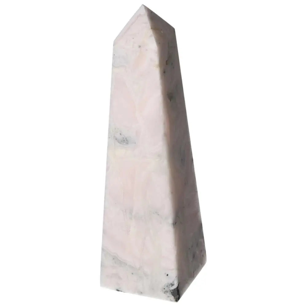 Manganocalcite Tower Crystal for Healing, Creativity, and Peace, Promoting Positive Energy and Calmness
