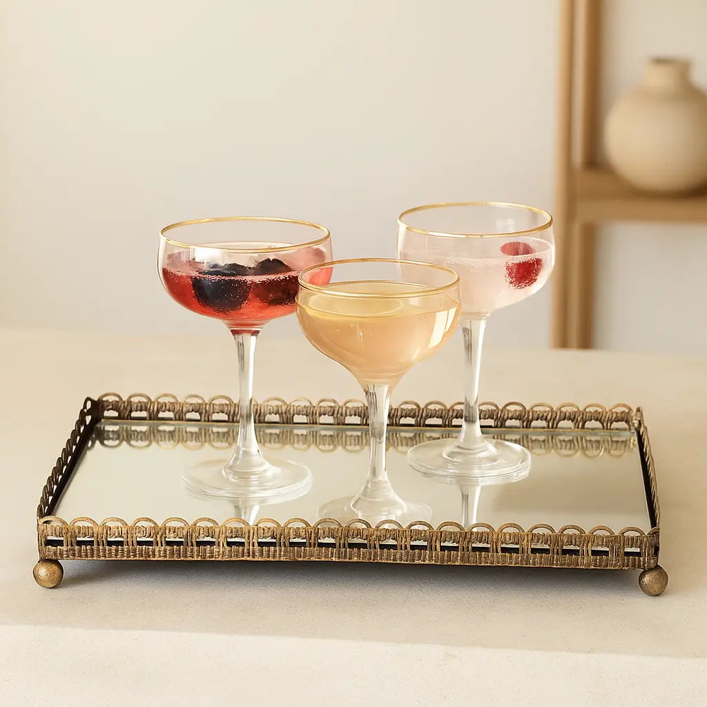 Mirrored Lantern Base – Reflective Elegance and Stylish Support Sylvia Crystals Sp. z o.o.