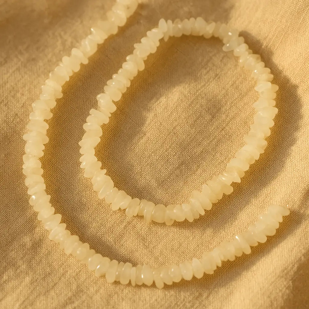 Moonstone White Necklace long 80cm Sylvia Crystals Sp. z o.o.