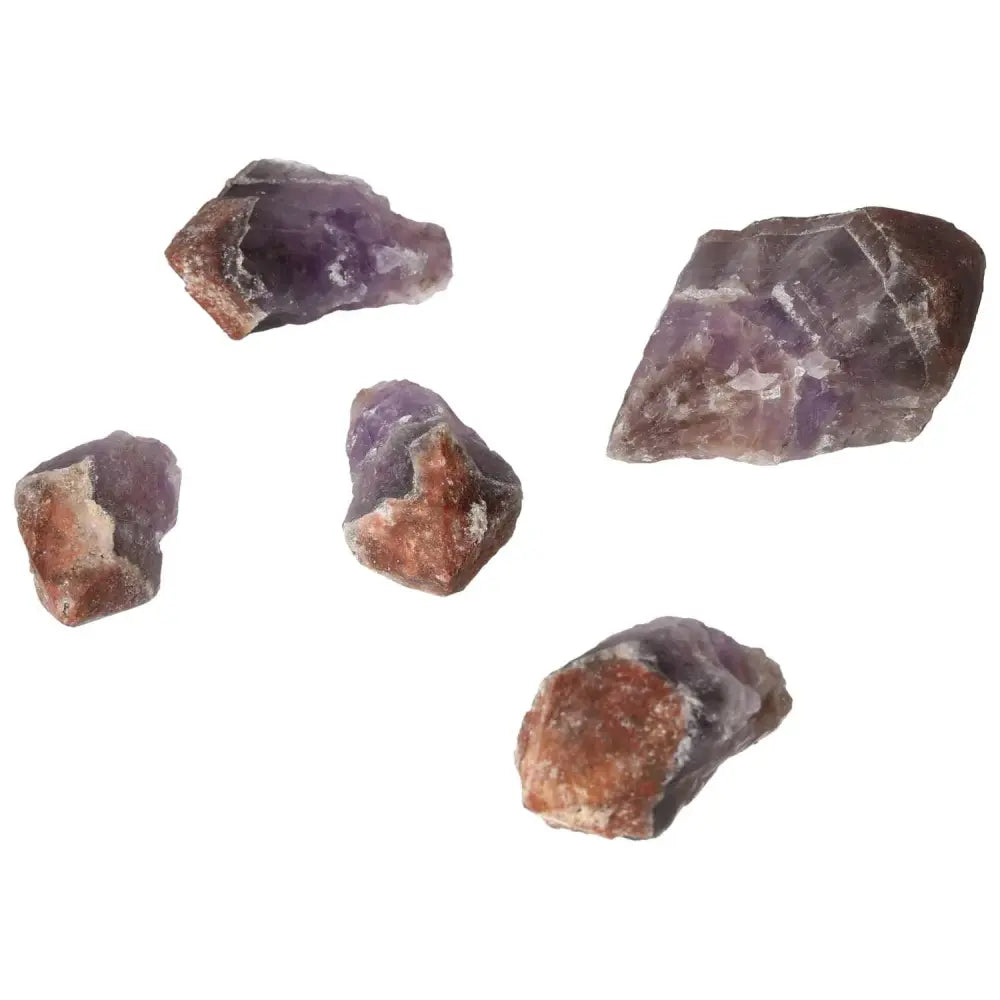 Natural Point Amethyst L gemstone from Sylvia Crystals, promoting tranquility and emotional stability.