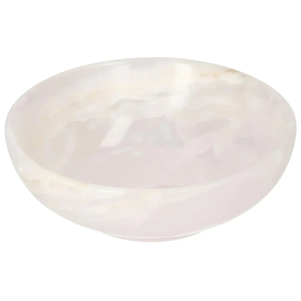 Elegant Onyx Rose Bowl for enhancing strength and self-discipline, perfect for home decor and personal empowerment.