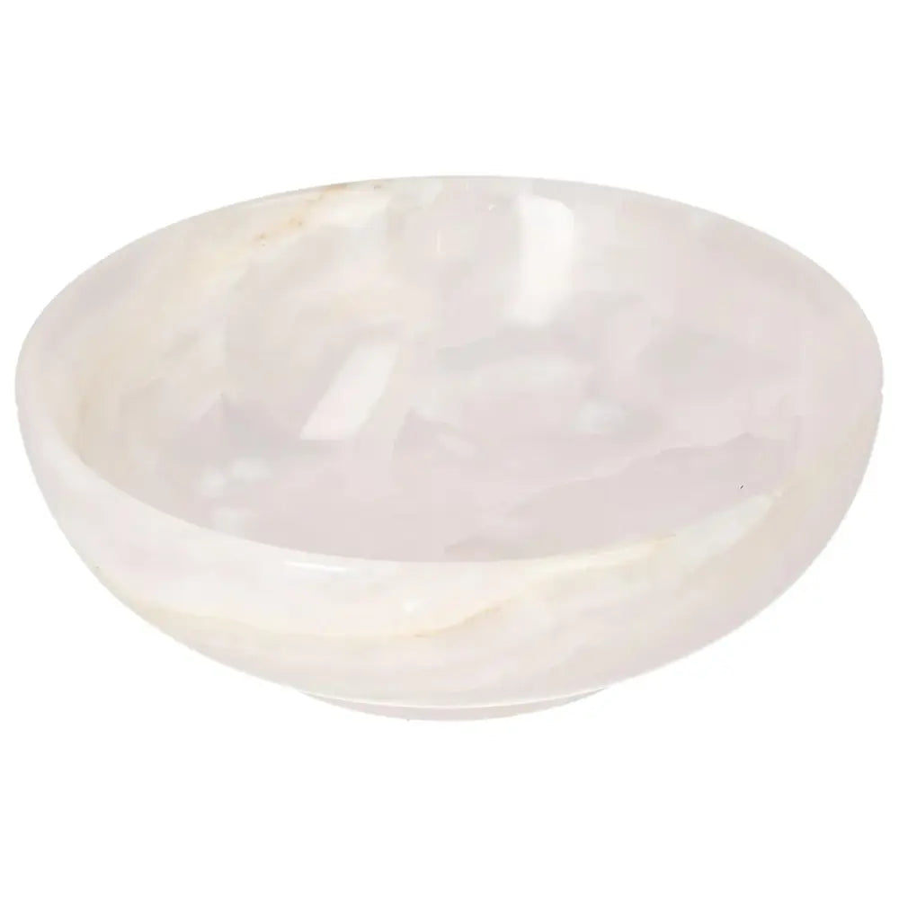 Elegant Onyx Rose Bowl for strength and self-discipline, enhancing living spaces with polished sophistication and natural energy.