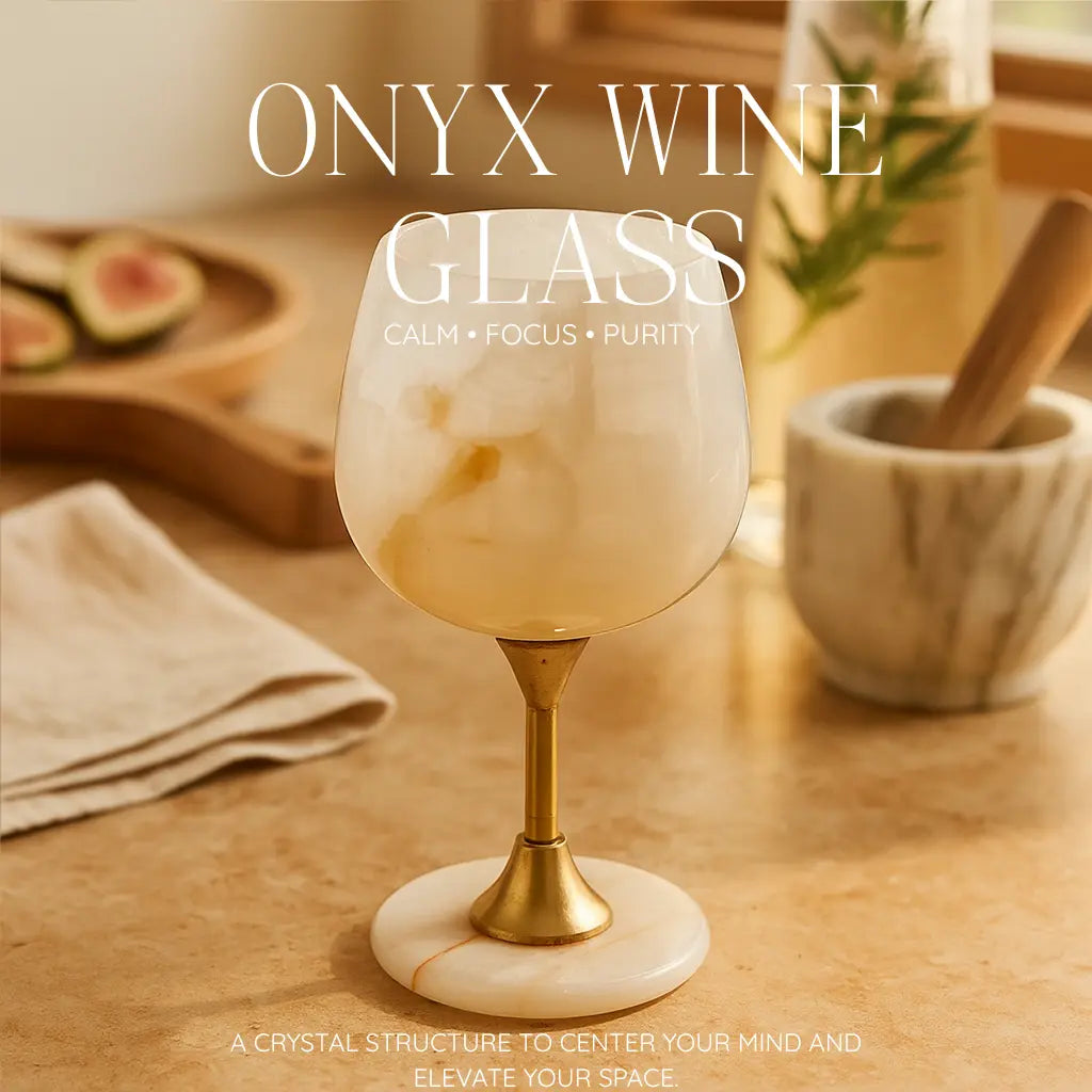 Onyx Wine Glass Sylvia Crystals Sp. z o.o.