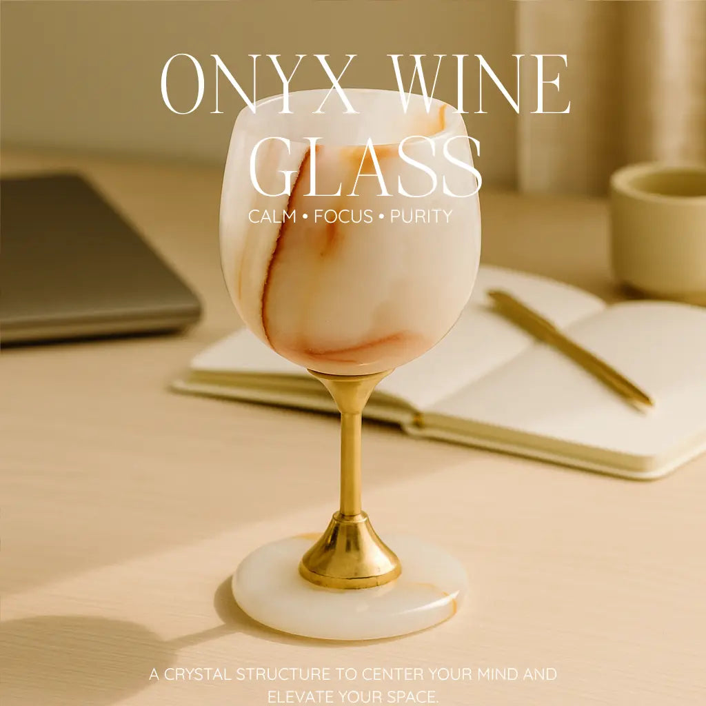 Onyx Wine Glass Sylvia Crystals Sp. z o.o.