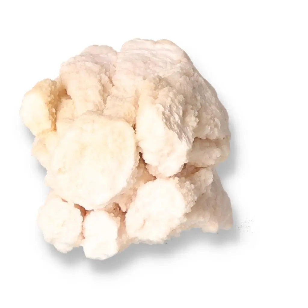 Pink Chalcedony stone displaying its soft, translucent texture, known for promoting kindness, compassion, and emotional balance.