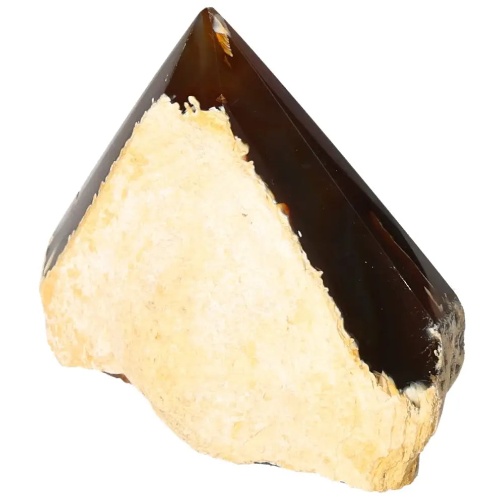 Polished Agate Point from Sylvia Crystals, showcasing its exquisite harmony and energy balancing properties.
