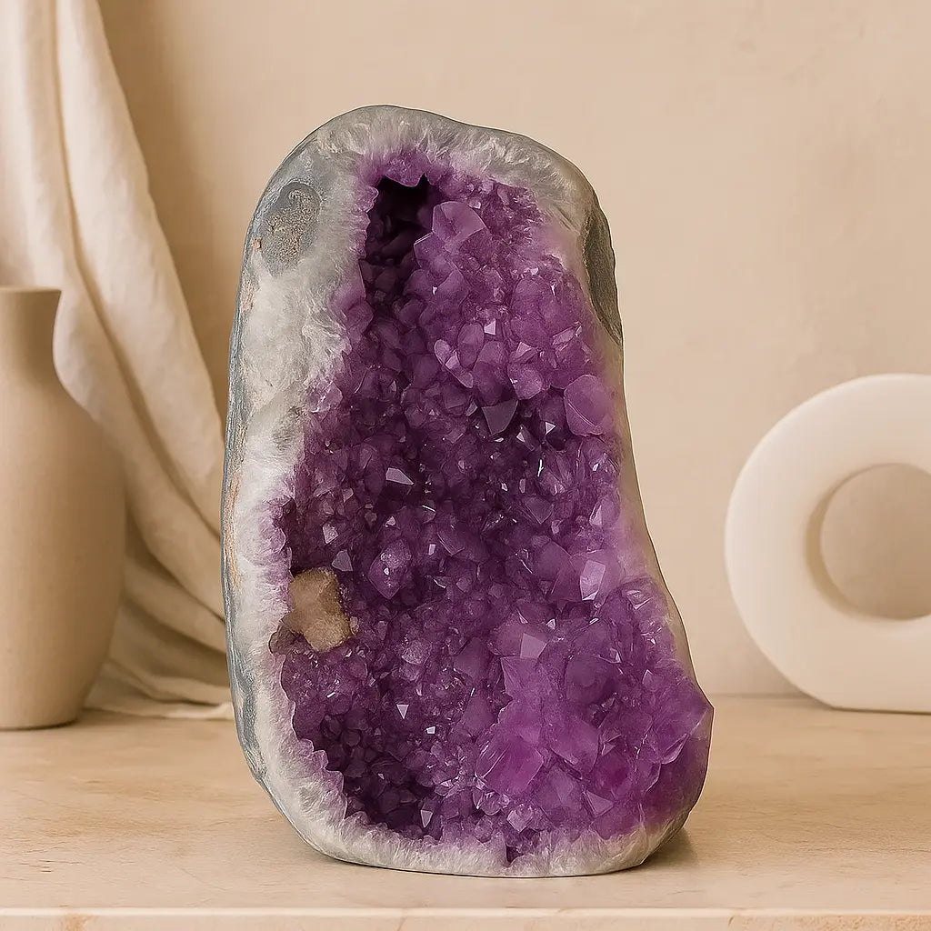 Polished Amethyst Druzes Sylvia Crystals Sp. z o.o.