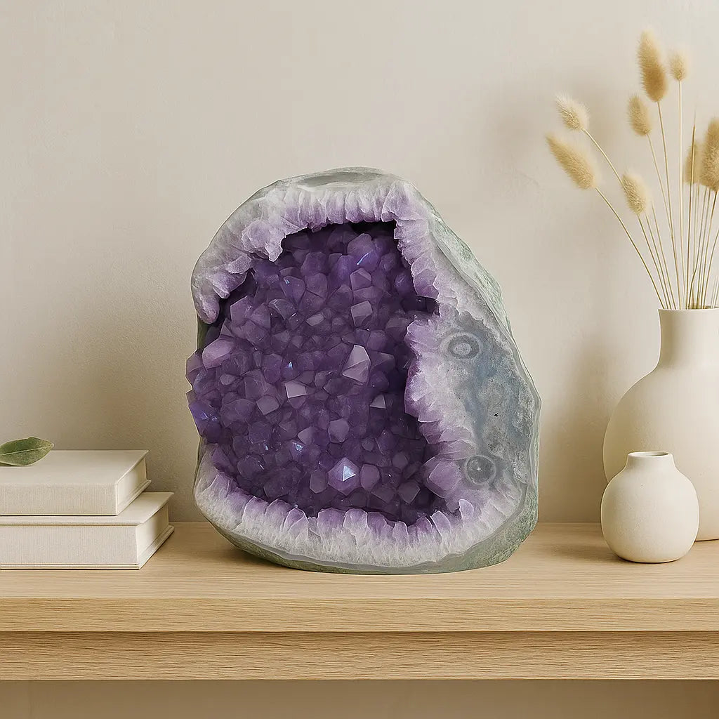 Polished Amethyst Druzes Sylvia Crystals Sp. z o.o.