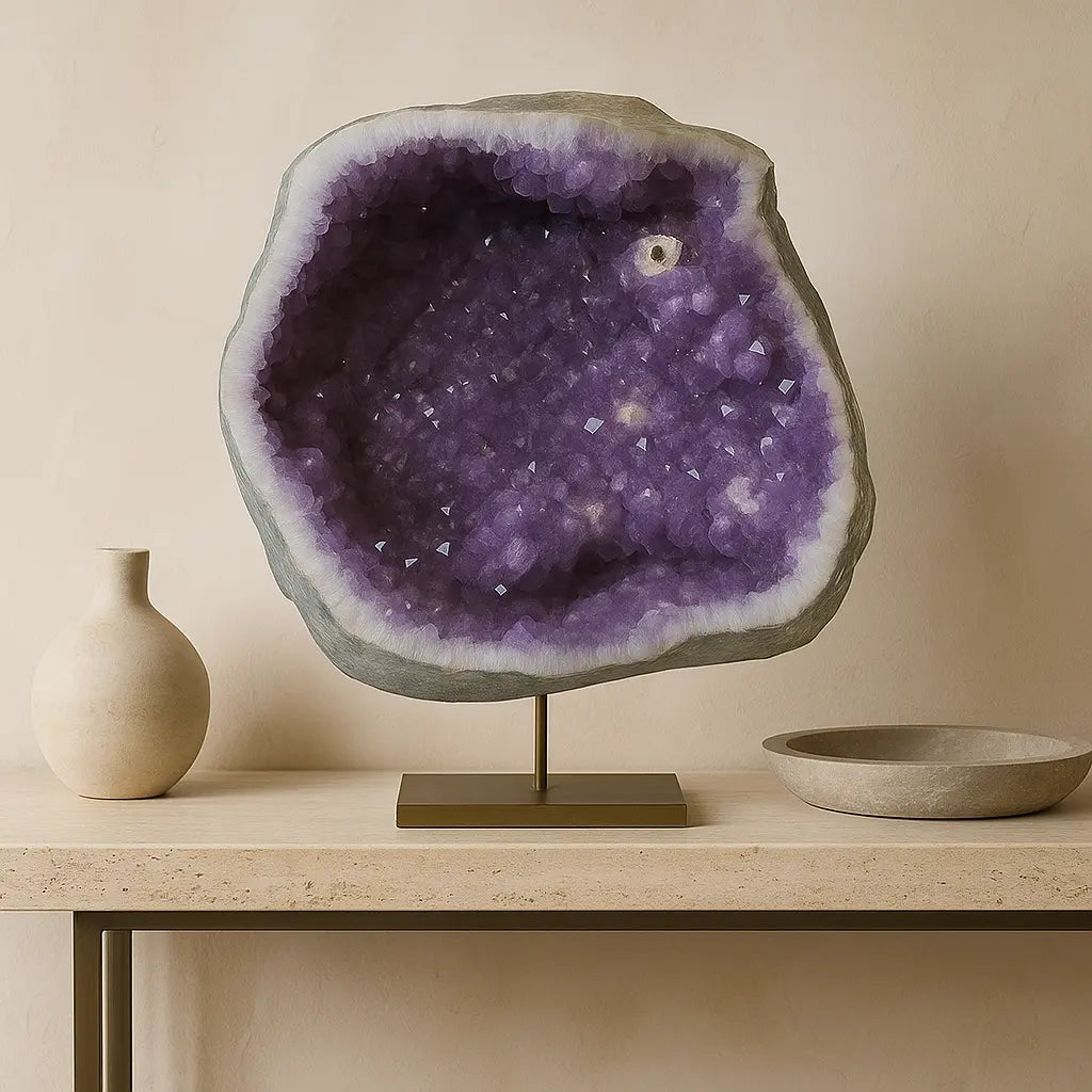 Polished Amethyst Druzes Sylvia Crystals Sp. z o.o.