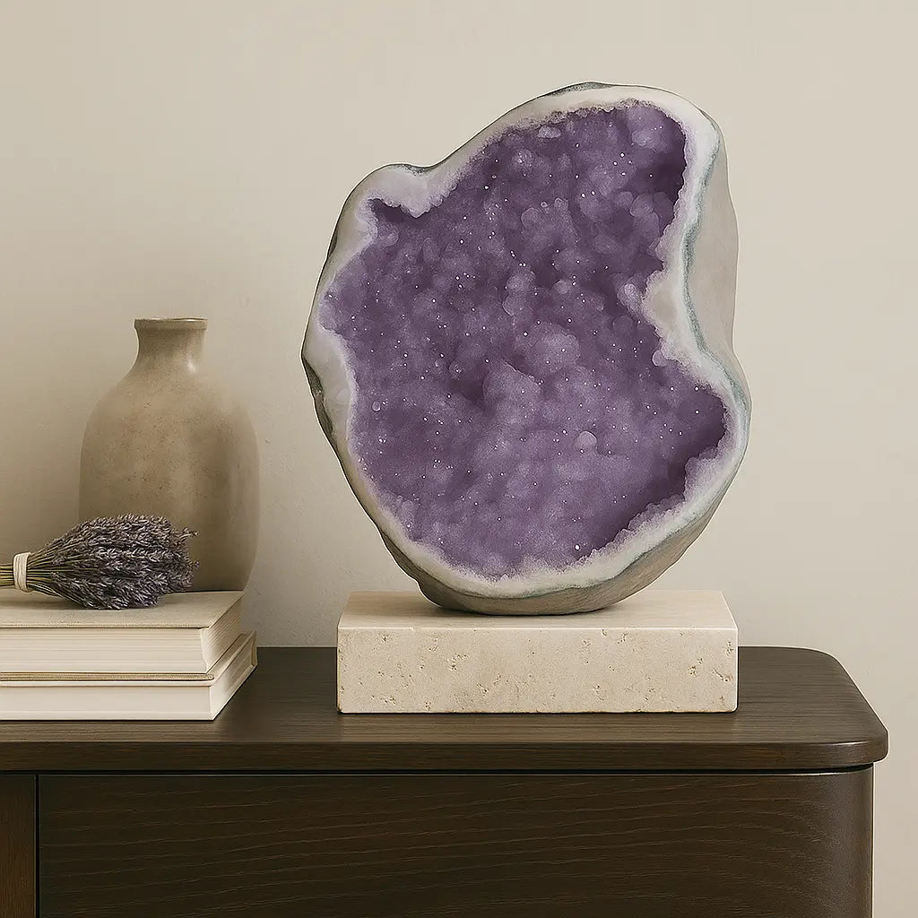 Polished Amethyst Druzes Sylvia Crystals Sp. z o.o.