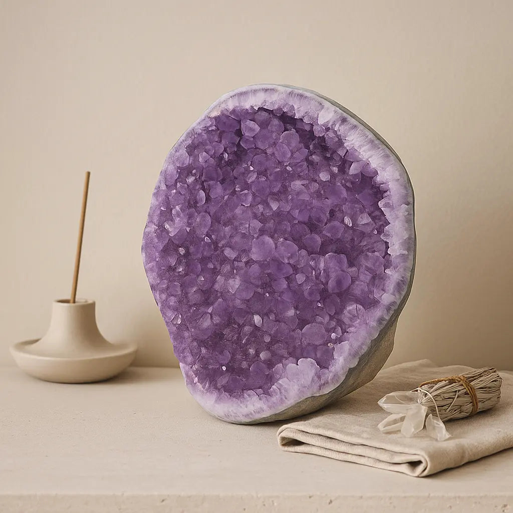 Polished Amethyst Druzes Sylvia Crystals Sp. z o.o.