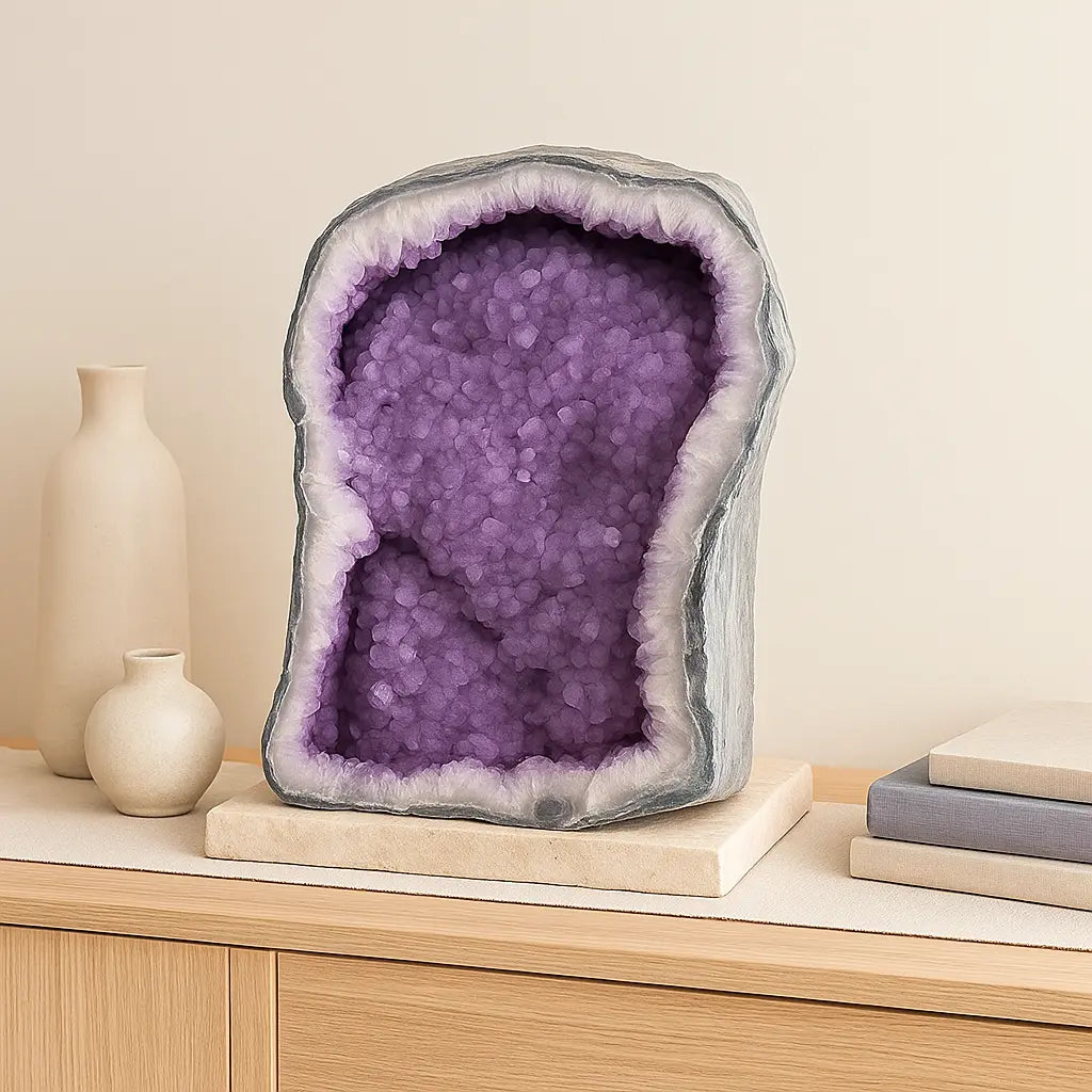 Polished Amethyst Druzes Sylvia Crystals Sp. z o.o.