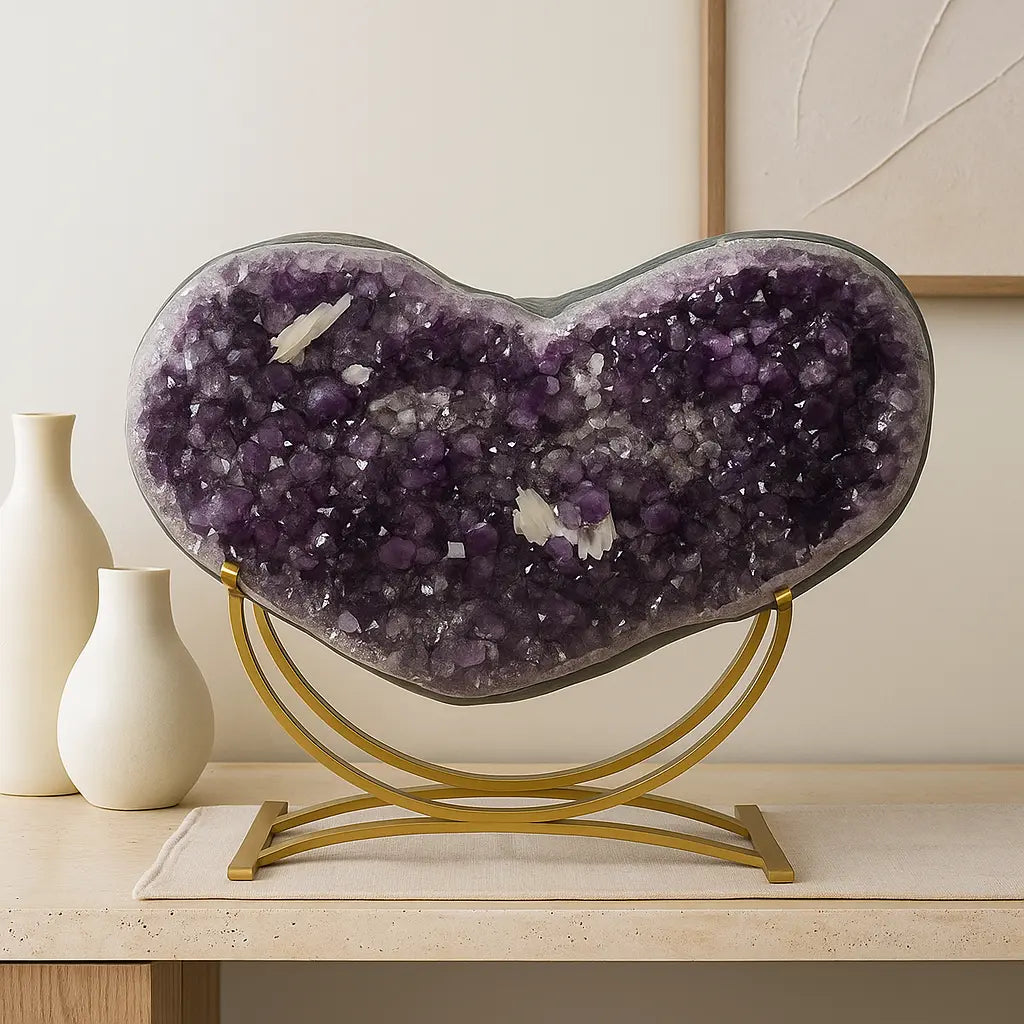 Polished Amethyst Druzes Sylvia Crystals Sp. z o.o.