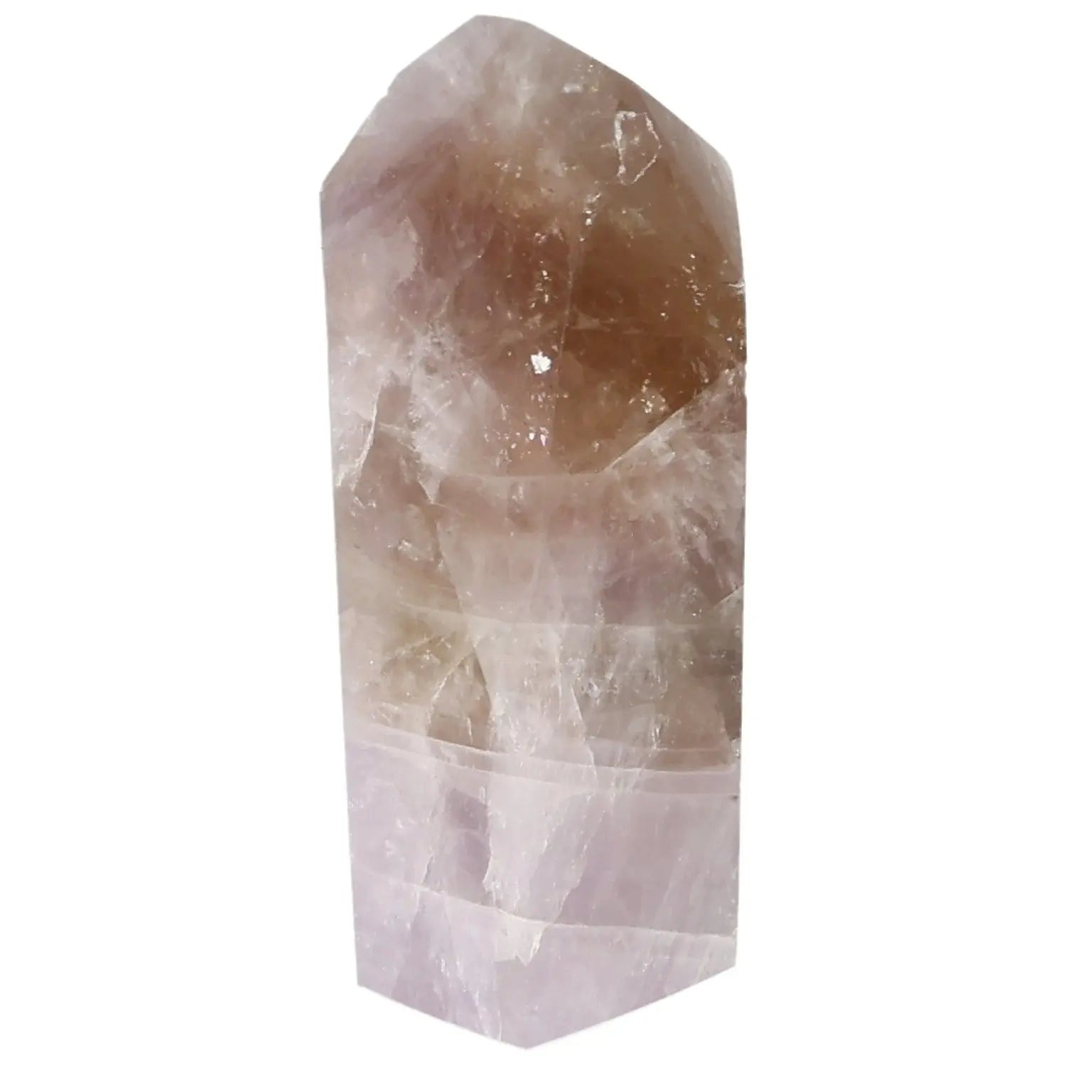 Polished Amethyst Super Seven Point by Sylvia Crystals; premium quality healing gemstone known for tranquility and stress reduction.