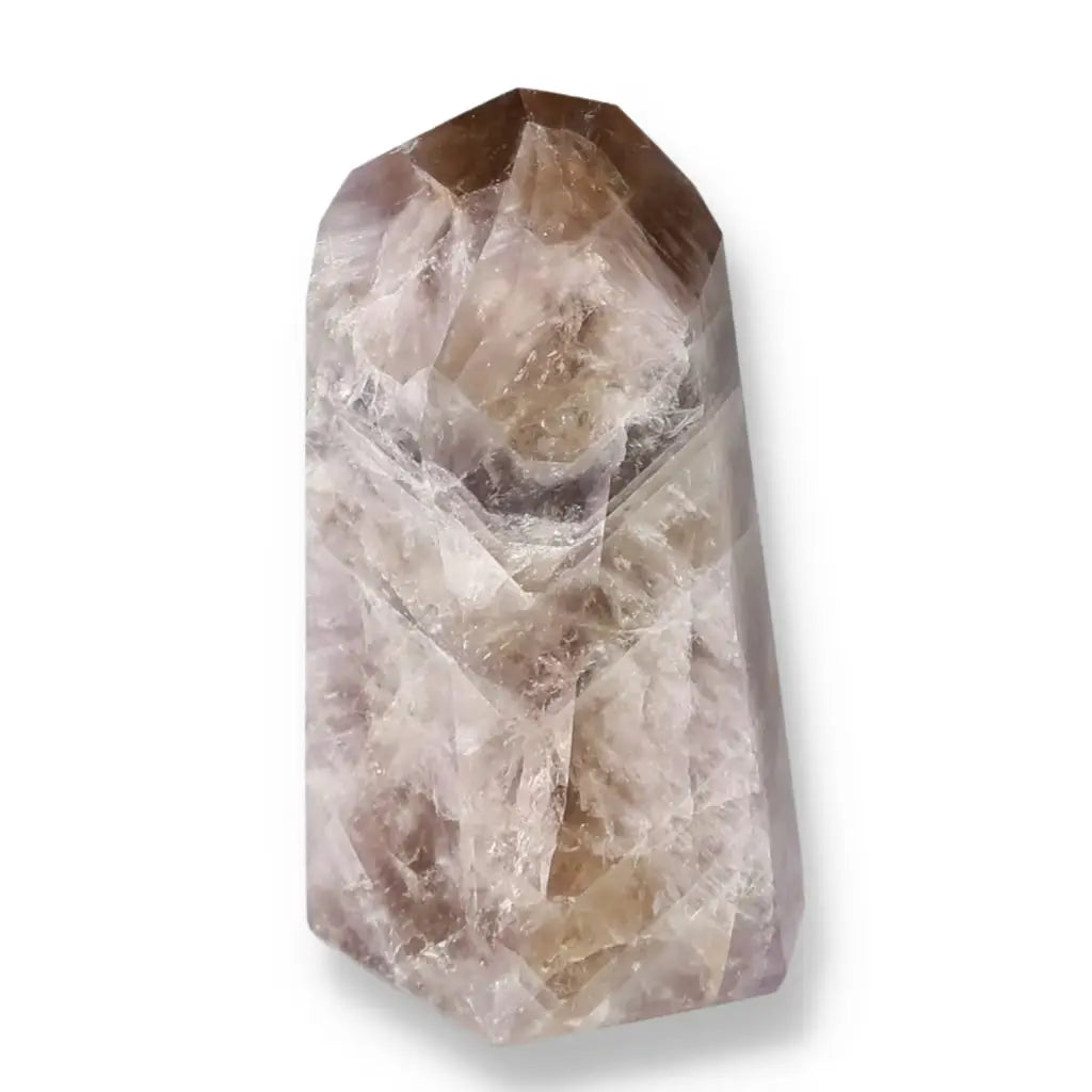 Polished Amethyst Super Seven Point crystal from Sylvia Crystals for spiritual refinement and stress relief