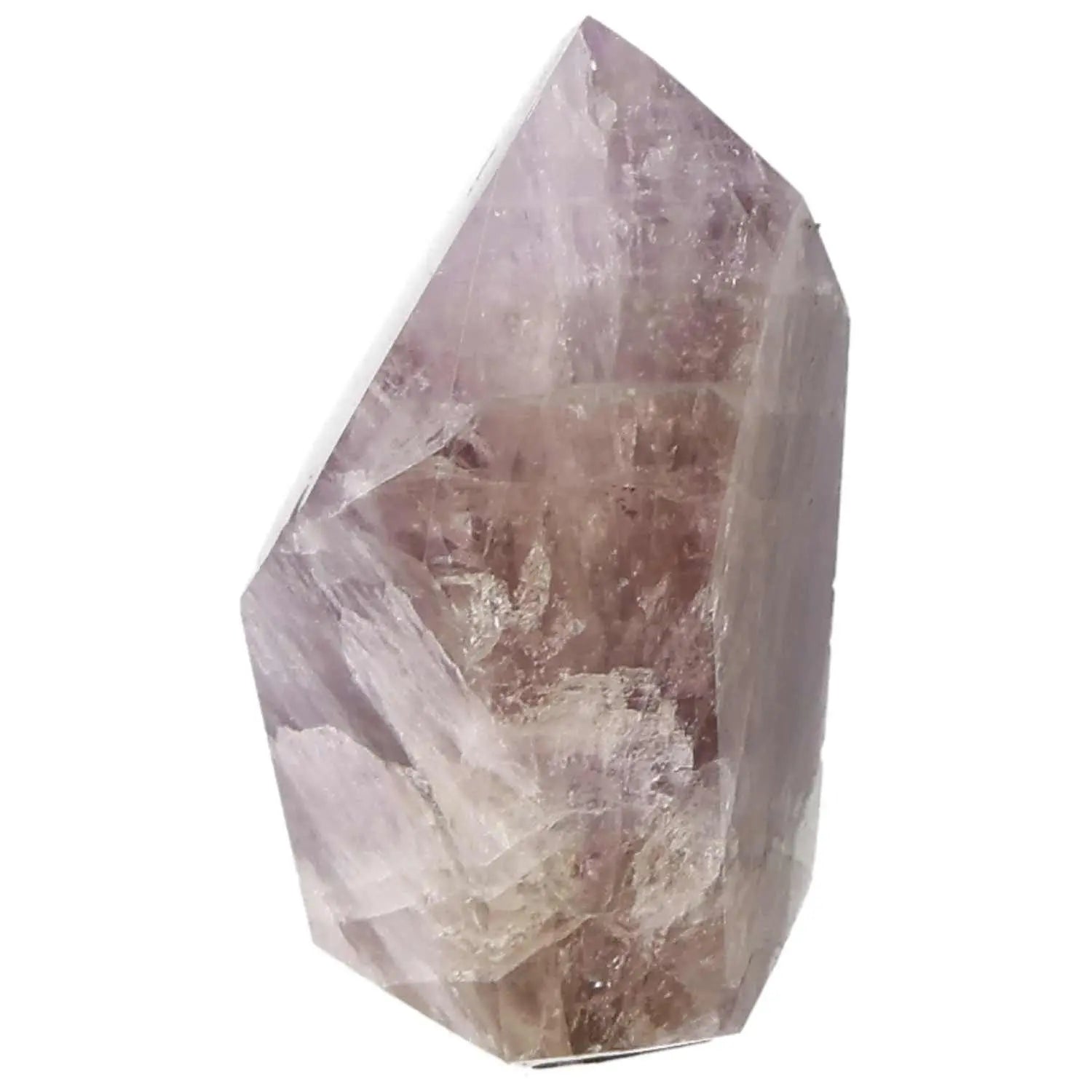 Polished Amethyst Super Seven Point crystal for stress reduction and energy boost, Sylvia Crystals collection.