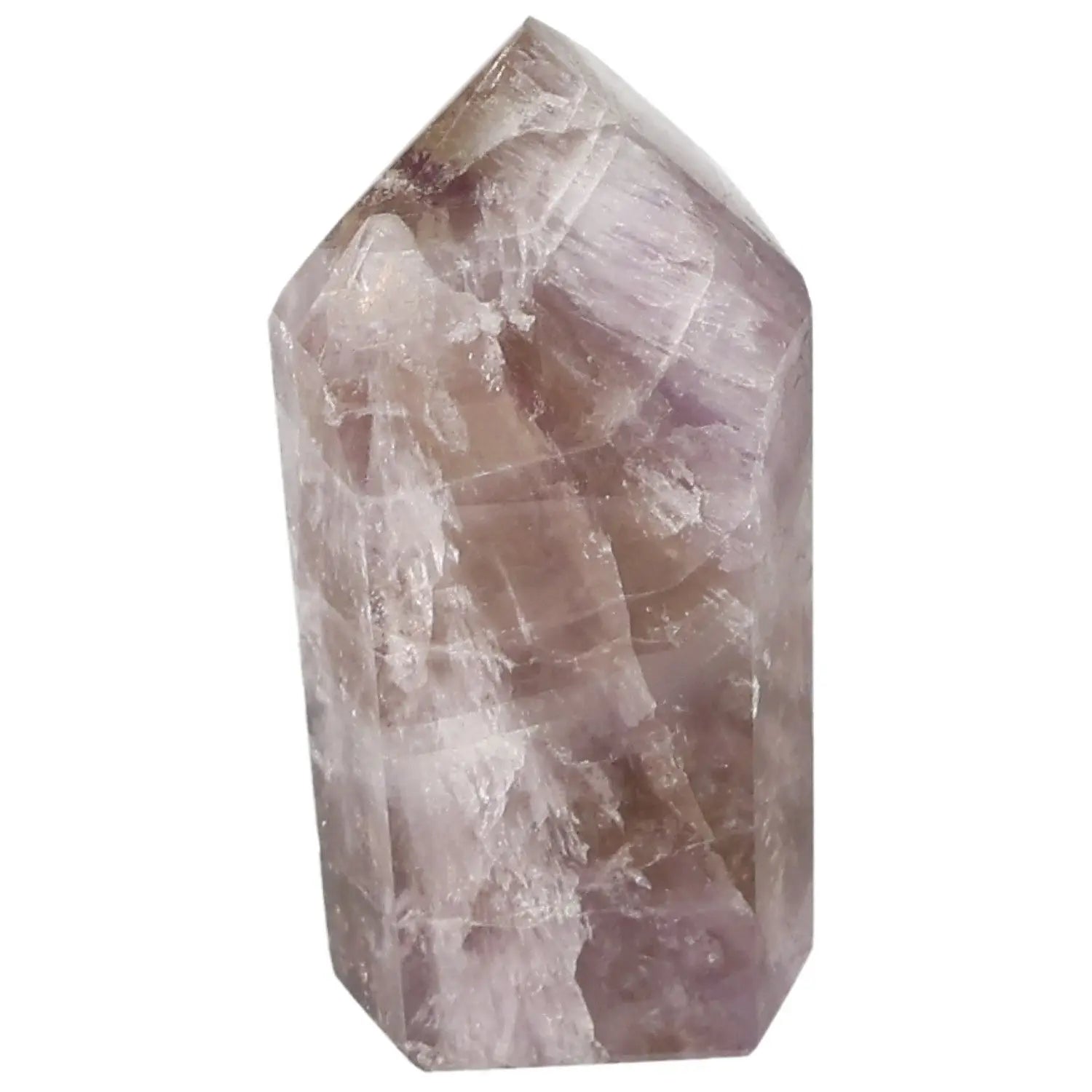 Polished Amethyst Super Seven Point crystal, enhances energy, relieves stress, Sylvia Crystals exclusive.