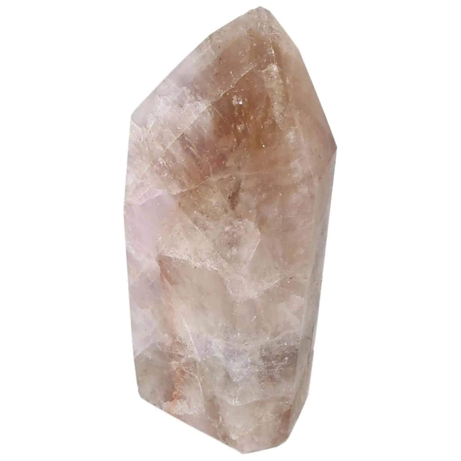 Polished Amethyst Super Seven Point crystal with luxurious finish from Sylvia Crystals, ideal for spiritual enrichment and tranquility.