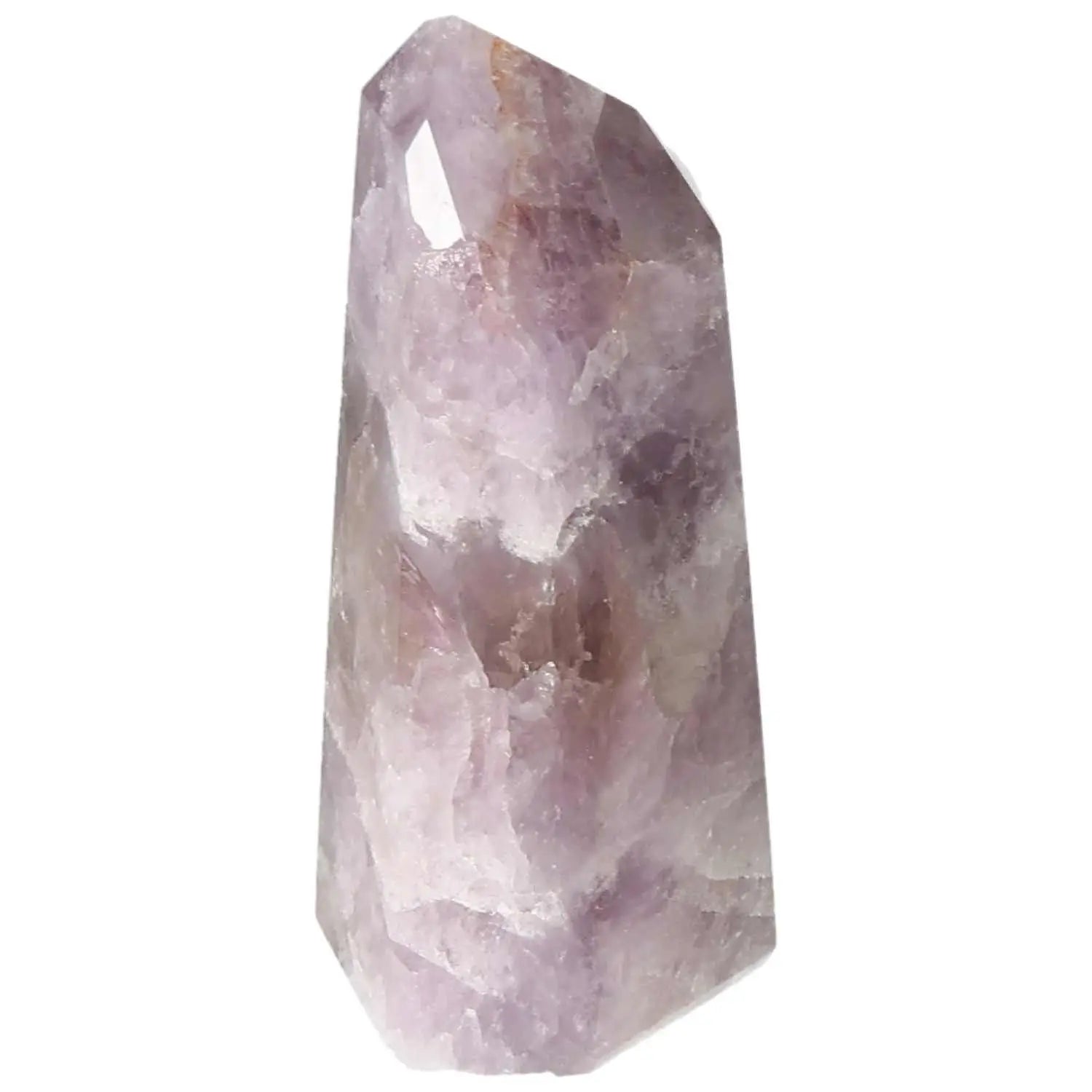 Polished Amethyst Super Seven Point crystal from Sylvia Crystals, showcasing luxury and spiritual enlightenment.