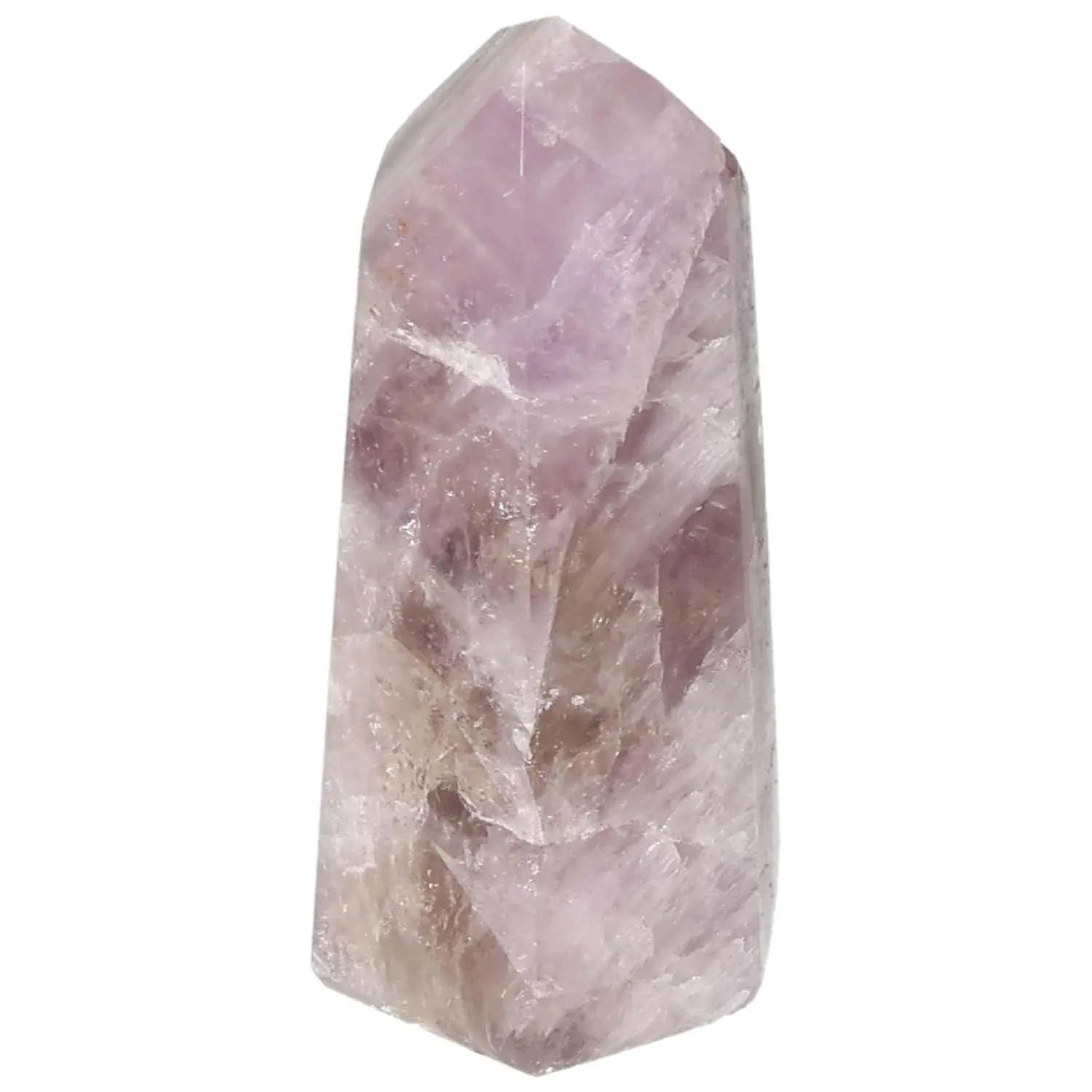 Polished Amethyst Super Seven Point crystal from Sylvia Crystals, showcasing luxury and spiritual enlightenment.