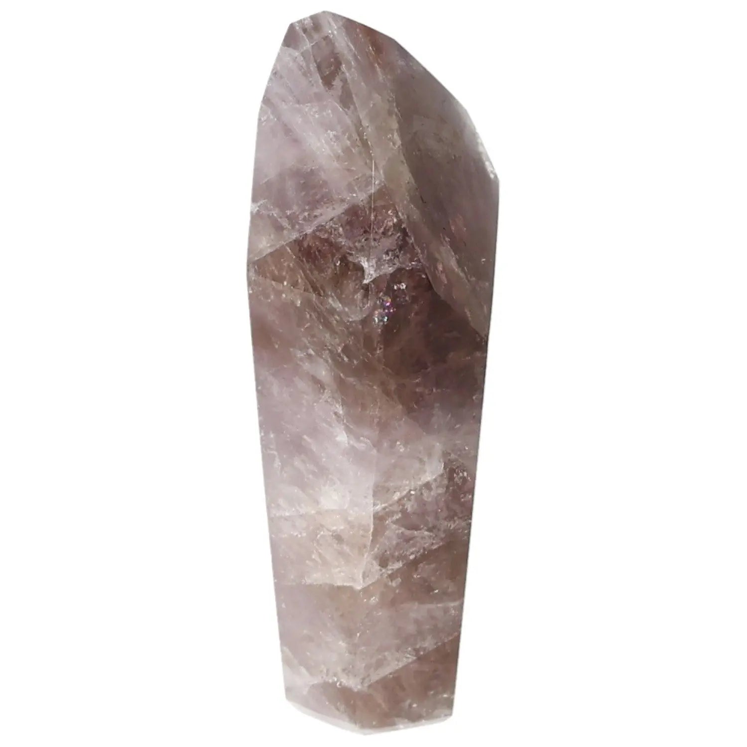 Polished Amethyst Super Seven Point crystal from Sylvia Crystals, enhancing tranquility and concentration with natural beauty.