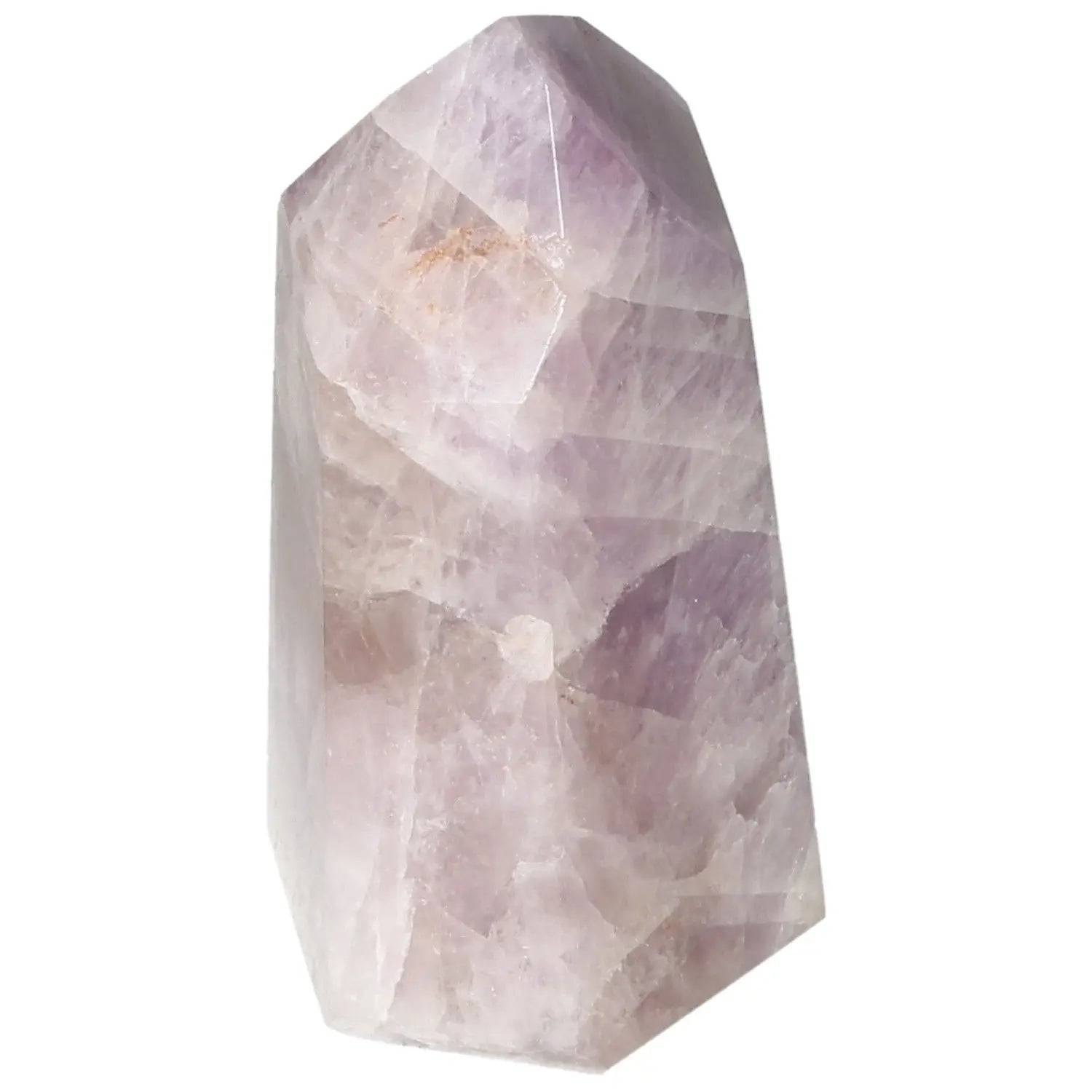 Polished Amethyst Super Seven Point crystal from Sylvia Crystals, known for stress relief and boosting concentration and stability.