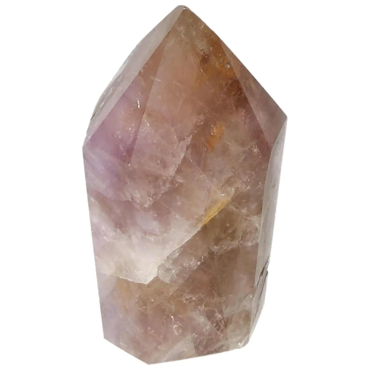 Polished Amethyst Super Seven Point crystal, premium gemstone for spiritual growth and emotional balance from Sylvia Crystals.