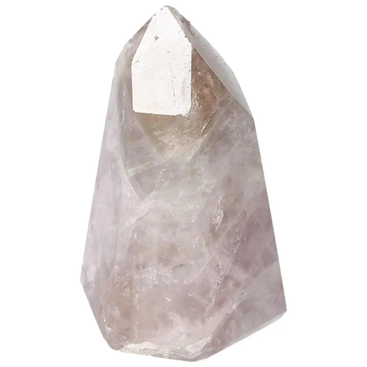 Polished Amethyst Super Seven Point crystal from Sylvia Crystals, known for its spiritual energy and aesthetic beauty