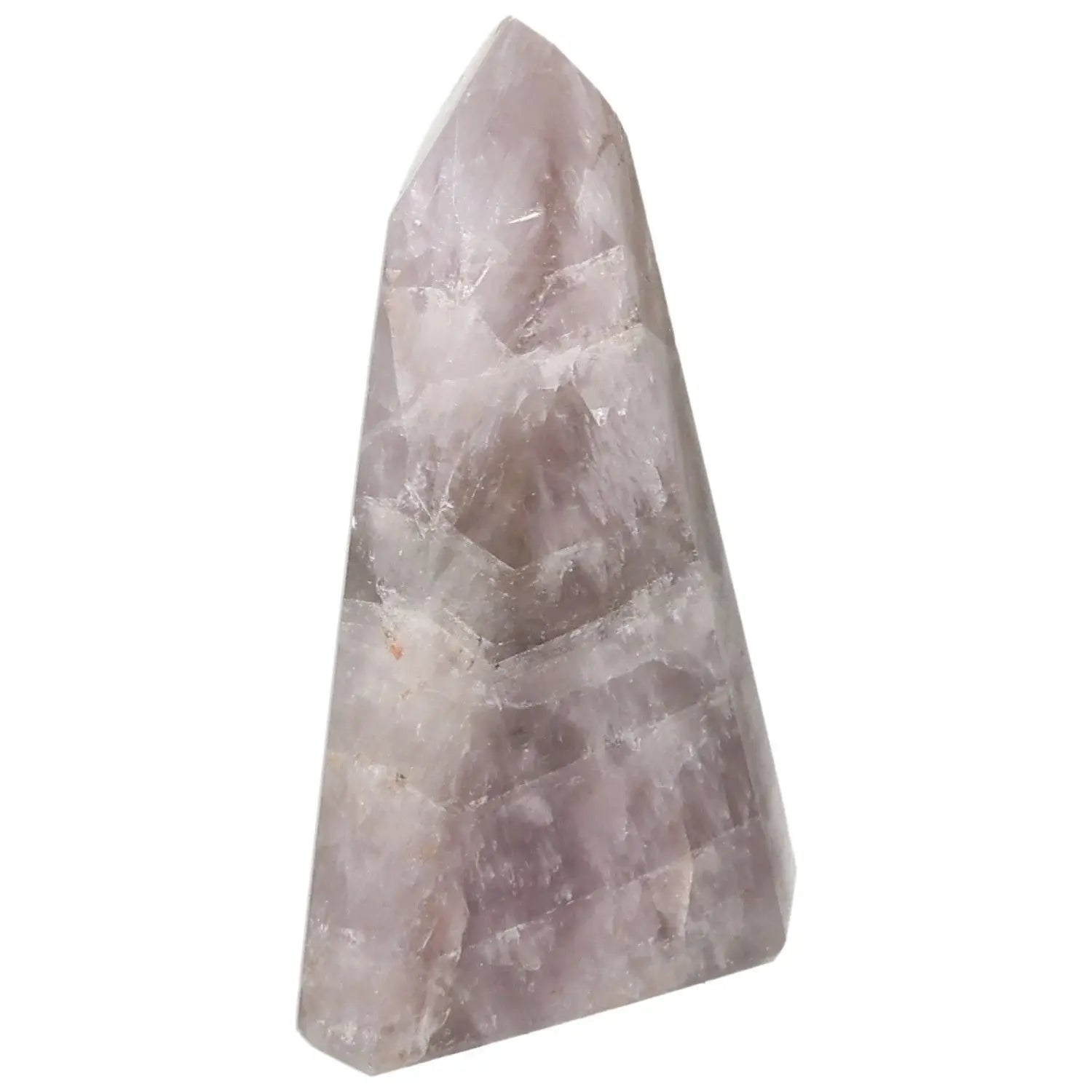 Polished Amethyst Super Seven Point crystal from Sylvia Crystals, showcasing seven mineral blend for energy and emotional harmony.