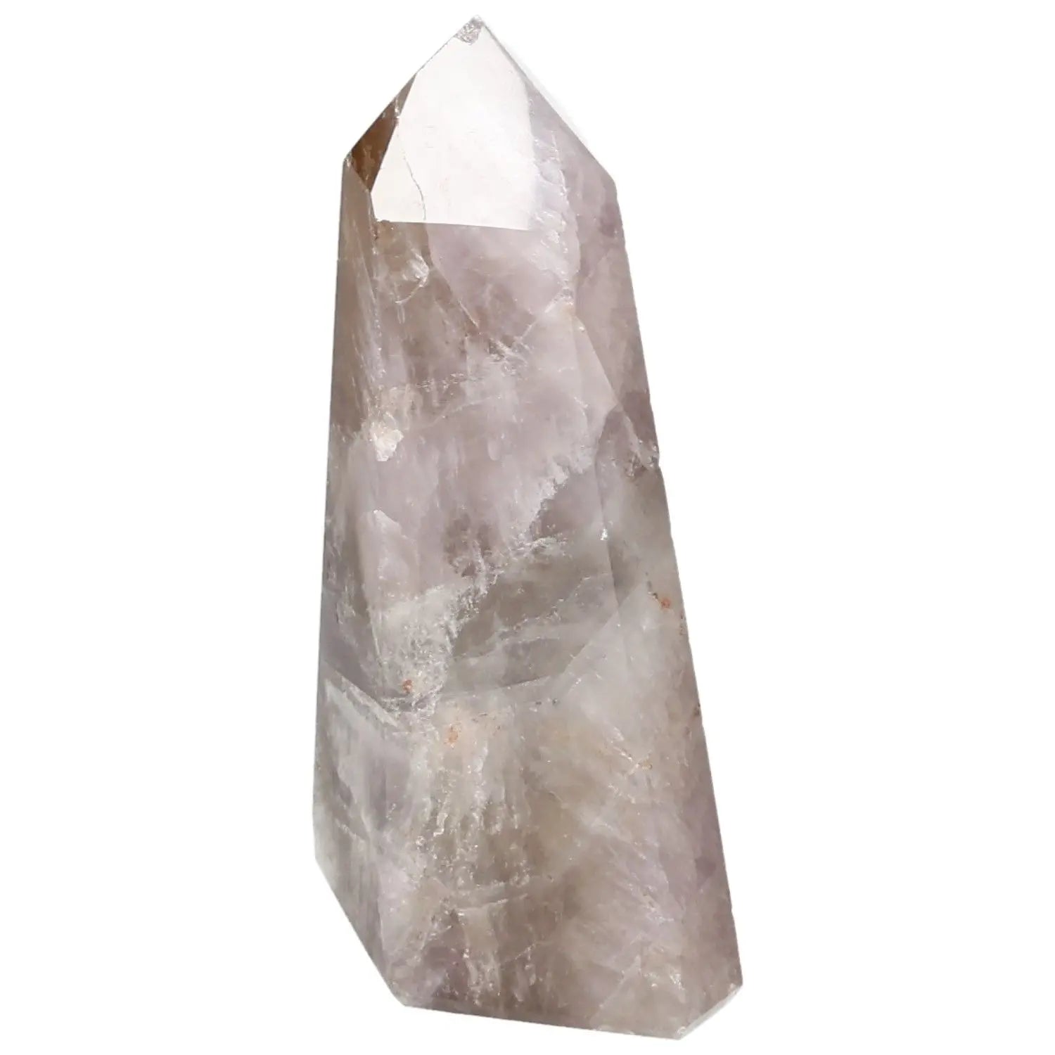 Polished Amethyst Super Seven Point crystal from Sylvia Crystals showcasing seven minerals for calming energy.