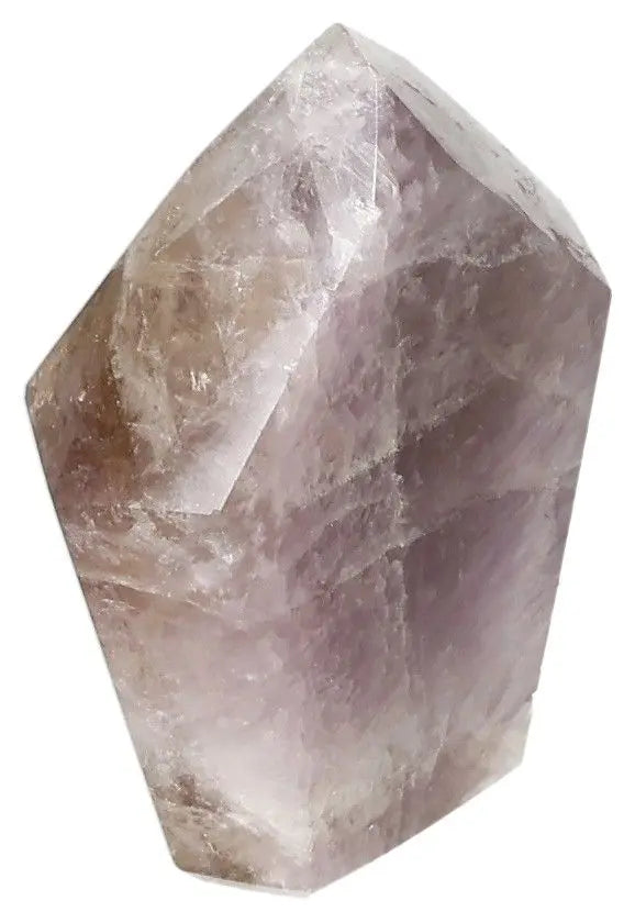 Polished Amethyst Super Seven Point crystal, enhancing stress relief and concentration, from Sylvia Crystals.
