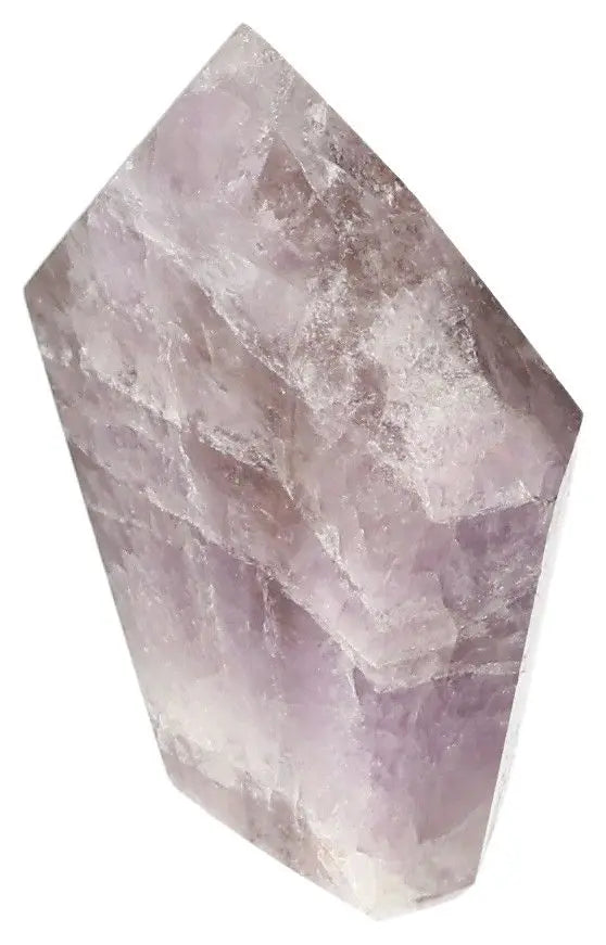 Polished Amethyst Super Seven Point crystal from Sylvia Crystals known for reducing stress and enhancing concentration.