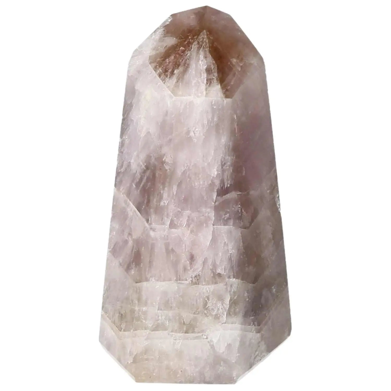 Polished Amethyst Super Seven Point crystal from Sylvia Crystals, showcasing vibrant hues and luxurious elegance for mindful living.