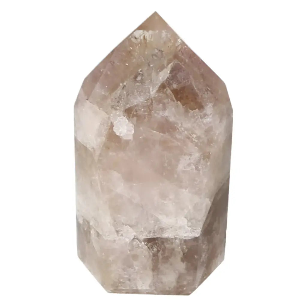 Seven Point Polished Amethyst crystal offering peace and clarity, handpicked by Sylvia Crystals for conscious luxury living.