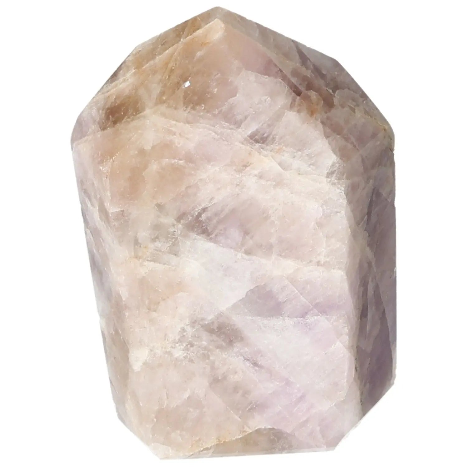 Seven Point Polished Amethyst gemstone for spiritual well-being, enhances space with positive energies, from Sylvia Crystals.