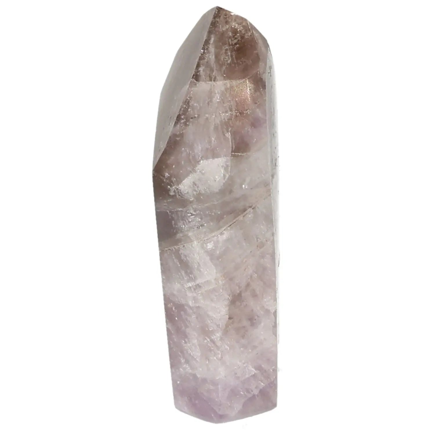 Seven Point Polished Amethyst crystal from Sylvia Crystals, enhancing emotional stability and concentration, beautifully handpicked.