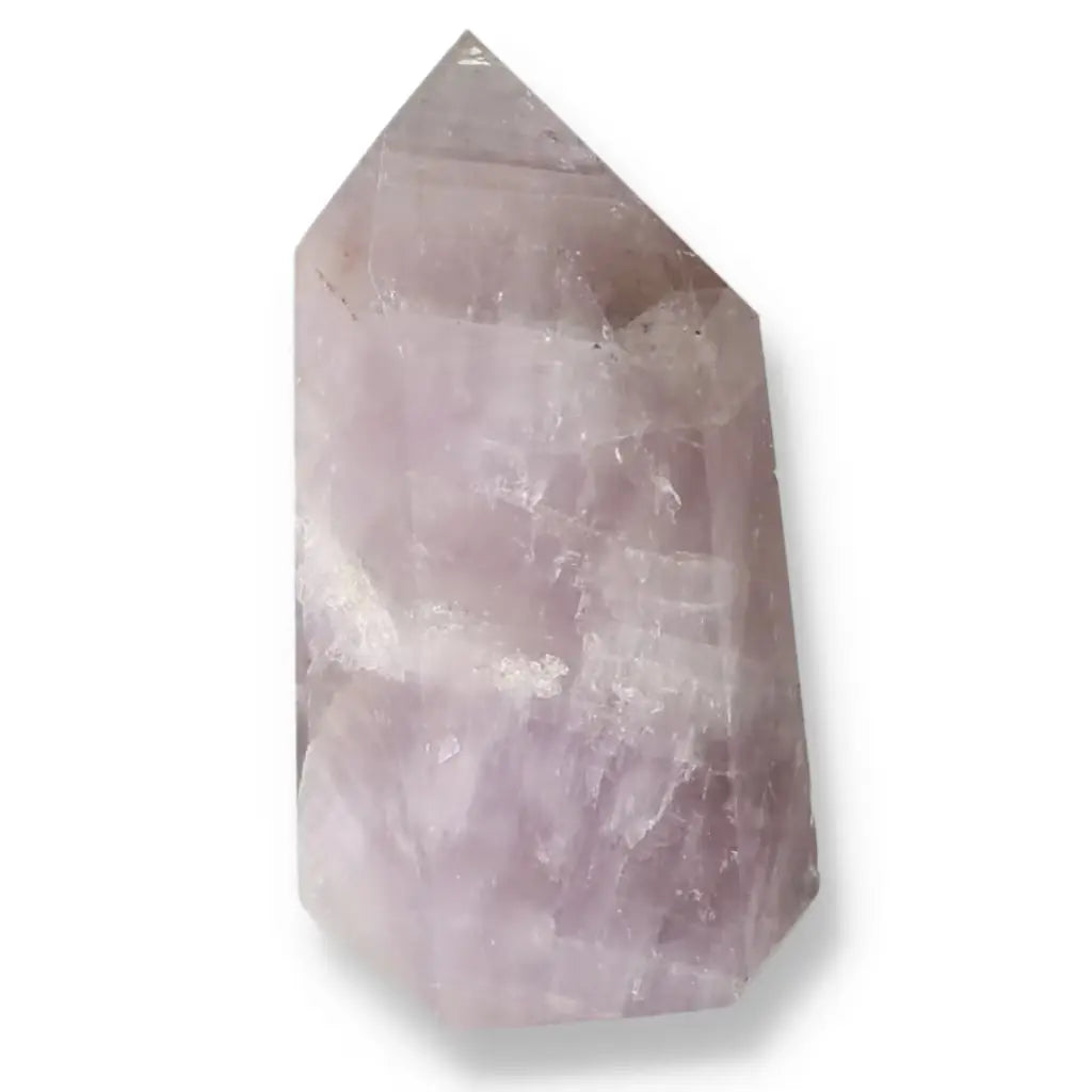 Seven Point Polished Amethyst crystal from Sylvia Crystals, known for its luxury and spiritual elegance.