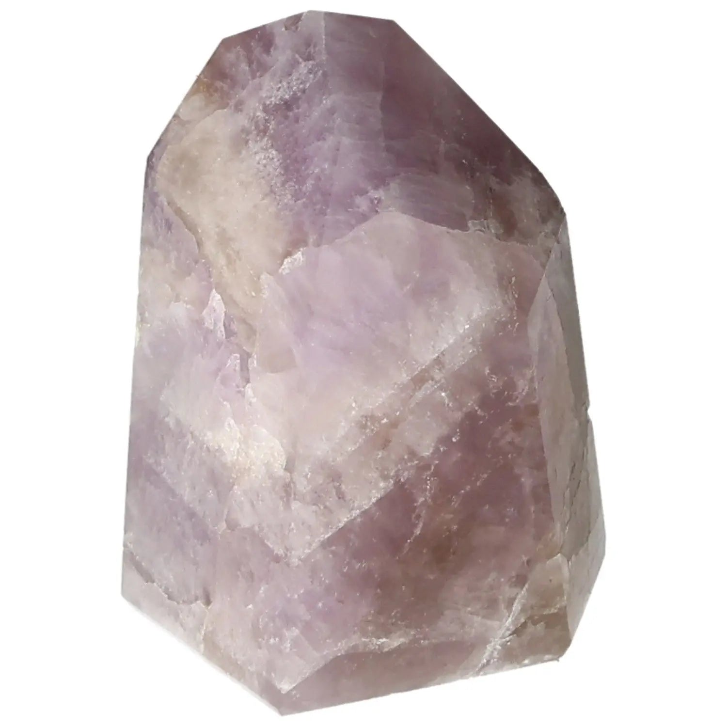 Seven Point Polished Amethyst crystal by Sylvia Crystals, enhancing wellness and stress reduction with luxurious design.