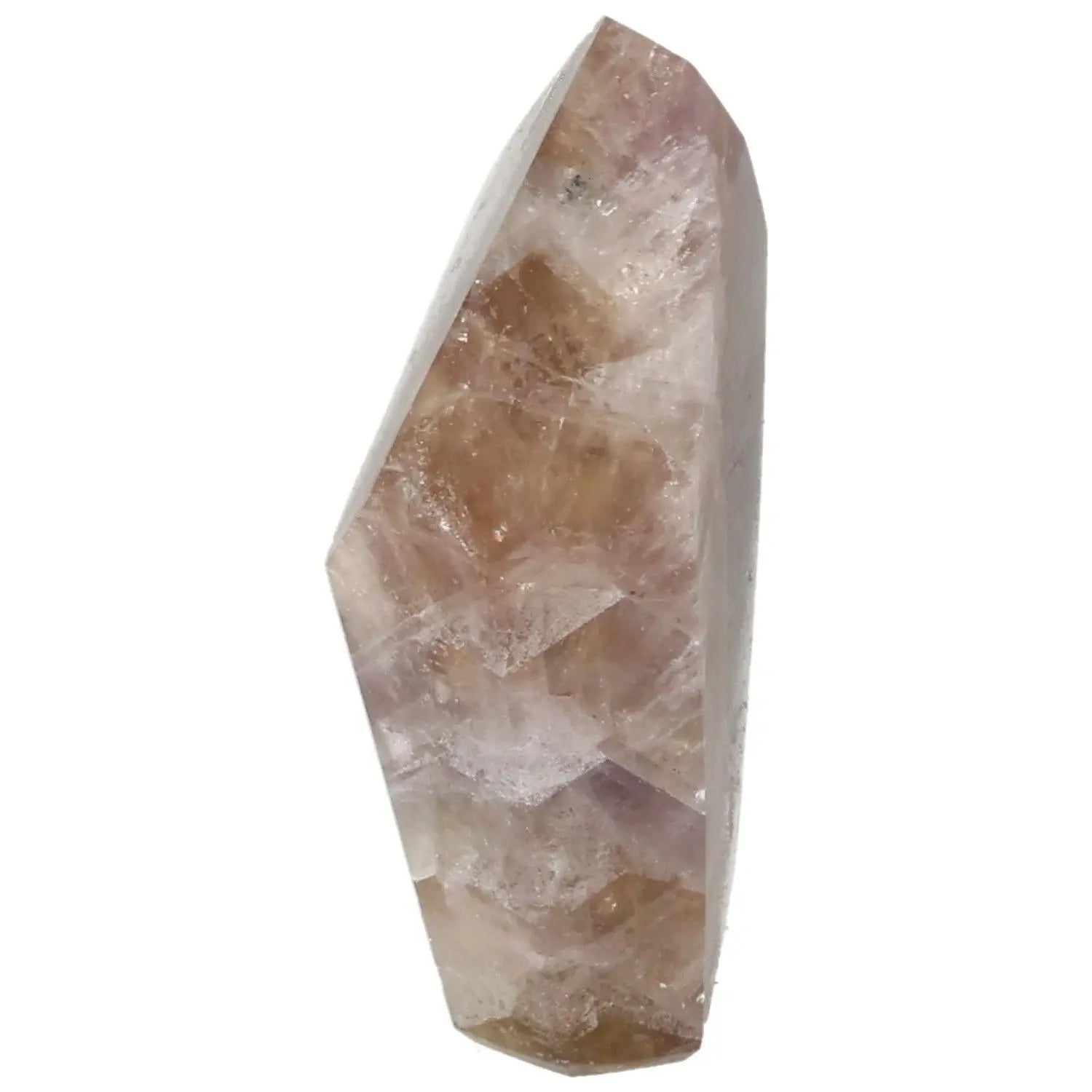 Seven Point Polished Amethyst crystal with healing properties and elegant design from Sylvia Crystals collection.