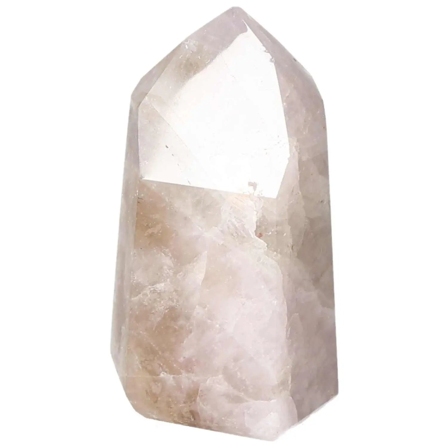 Seven Point Polished Amethyst crystal, Sylvia Crystals, elegance, spiritual properties, stress reduction, meditation, luxury decor.