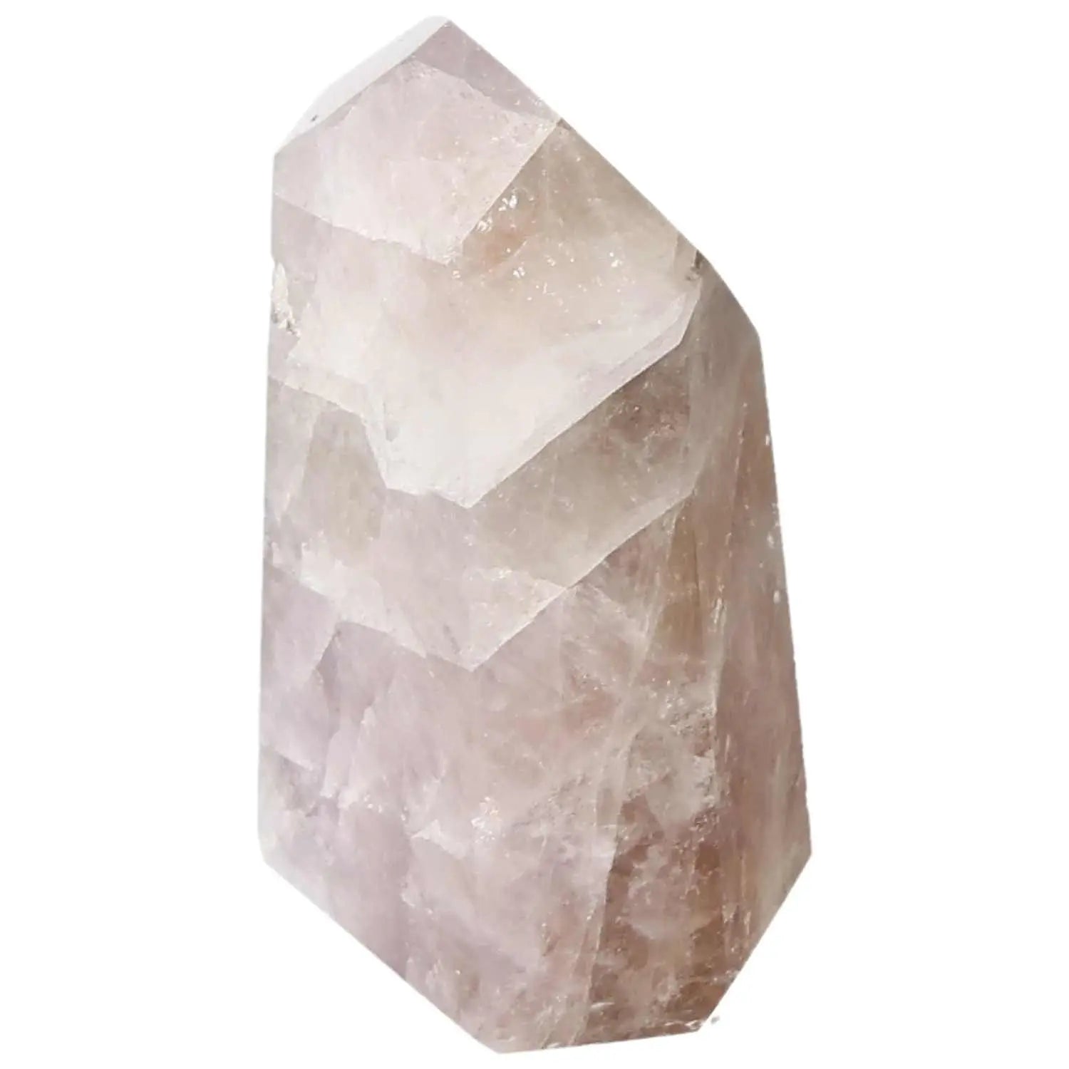 Seven Point Polished Amethyst crystal, showcasing polished facets and a serene lavender hue, renowned for stress reduction and concentration.