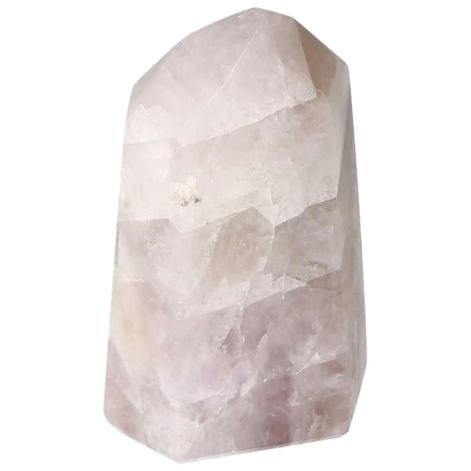 Seven Point Polished Amethyst crystal from Sylvia Crystals, known for stress reduction and enhancing concentration, elegant gemstone.