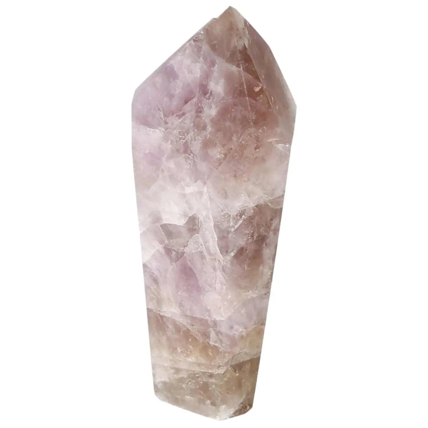 Seven Point Polished Amethyst crystal by Sylvia Crystals, offering elegant energy and spiritual harmony. Premium handpicked gem.