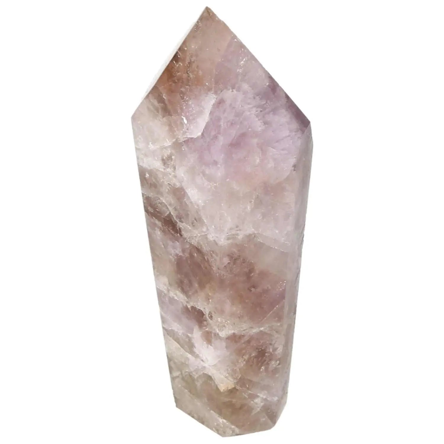Seven Point Polished Amethyst crystal from Sylvia Crystals, showcasing its elegance and spiritual energy.