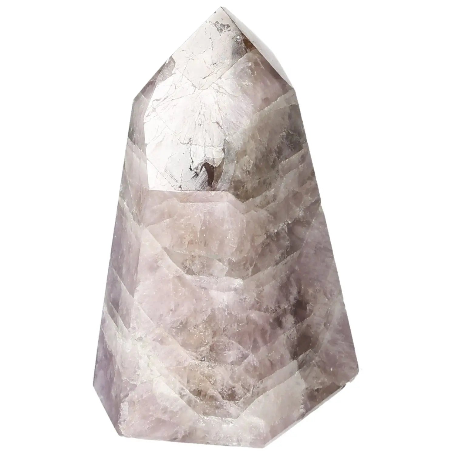 Seven Point Polished Amethyst from Sylvia Crystals, luxury crystal for spiritual growth, known for calming properties.