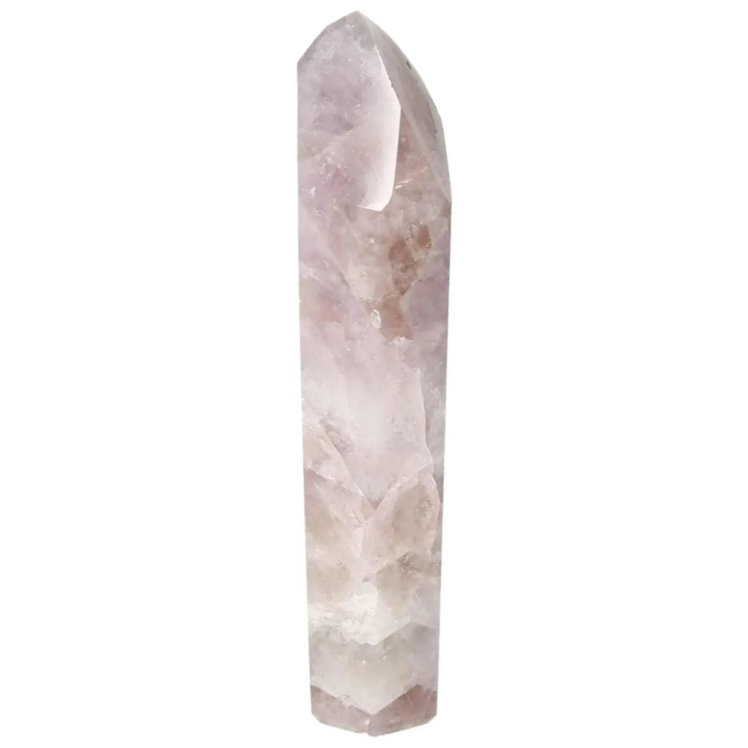 Seven Point Polished Amethyst crystal by Sylvia Crystals, known for its stress-relief and emotional balance properties.